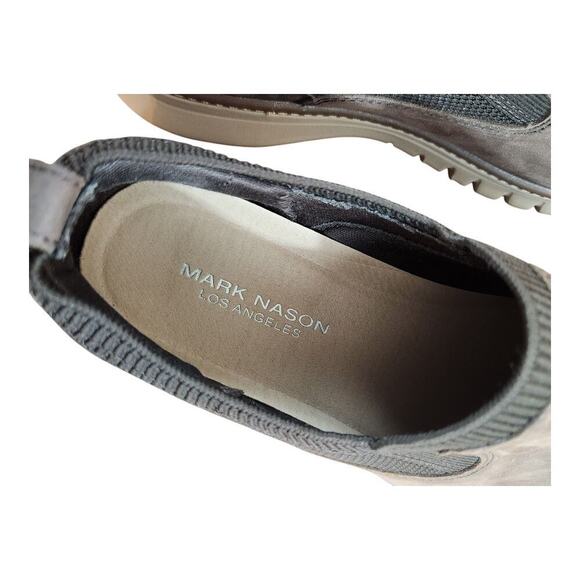 Mark Nason mens  loafer shoes sz 10 brown leather comfort shoe slip on main image 5